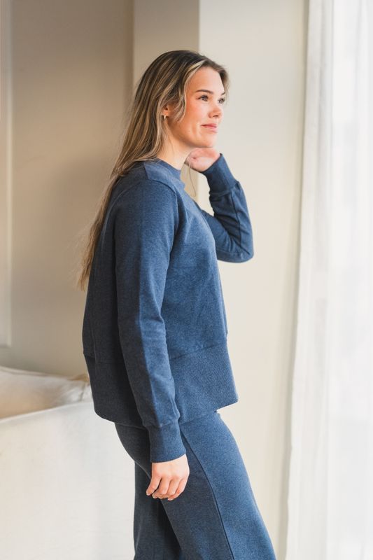 Sadie Sweater Denim Blue 