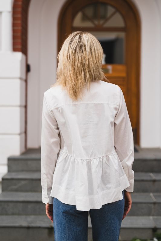 Salsy LS Shirt Star White 
