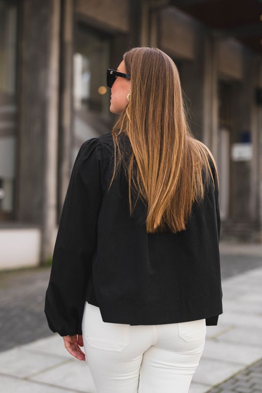 Tirsa Twill Jacket Black 
