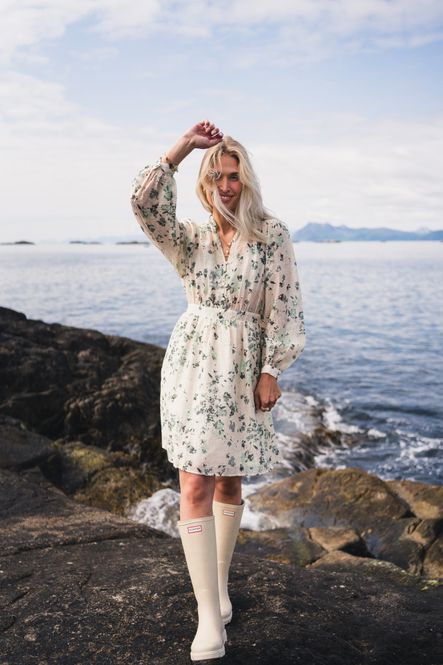 Hovedbilde Anna Dress Green Tint Flower 
