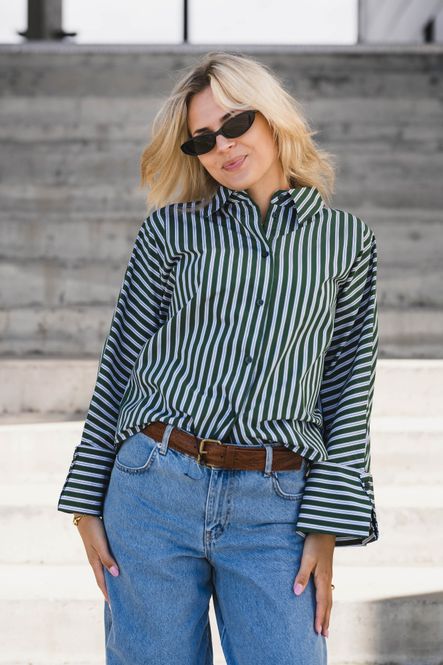 Hovedbilde Atari Shirt Green Stripe 