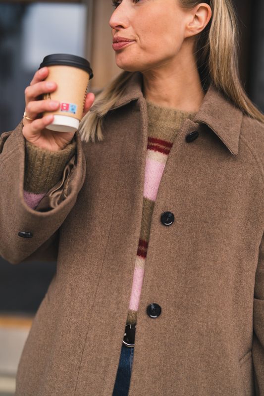 Alma Coat 14895 Camel 
