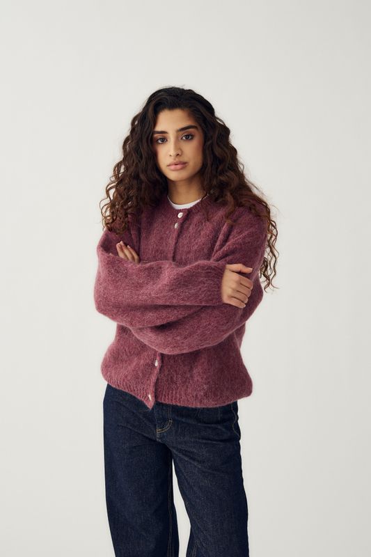 Kae Knit Cardigan Rust 