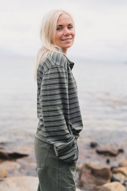 Hovedbilde Sunny Polo Green Stripe 