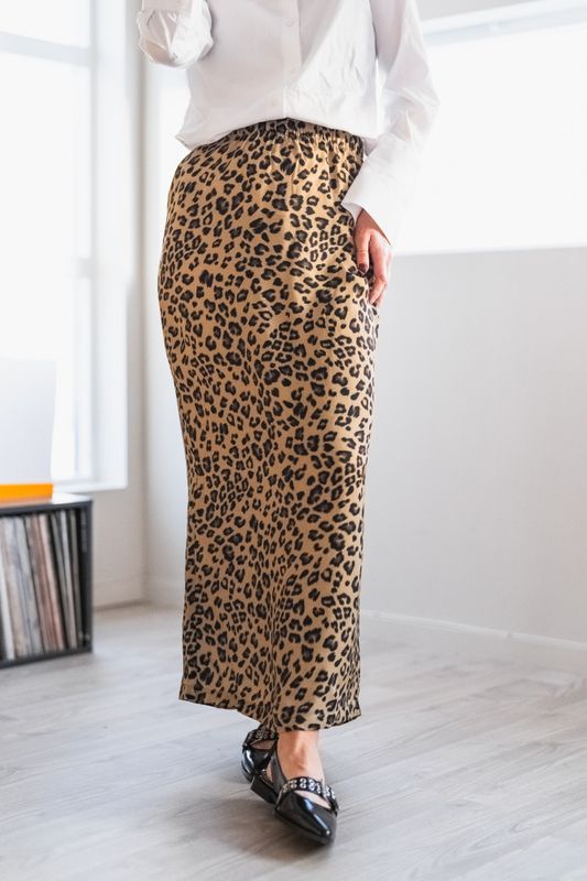 Rikkeloa HW Skirt Aop Cornstalk Leo