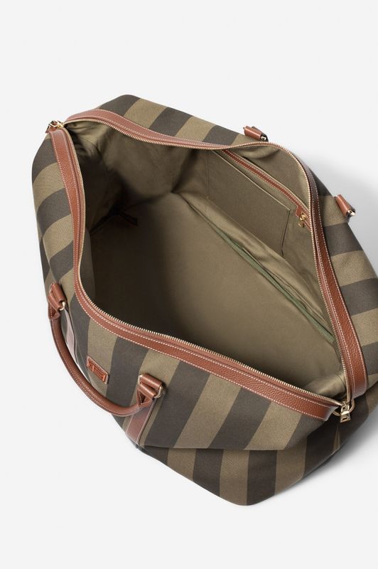 Marlowe Weekend Bag Green Stripe 