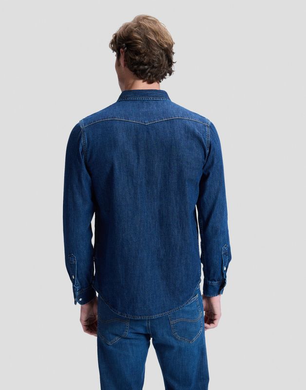 Regular Western Shirt Rinse 