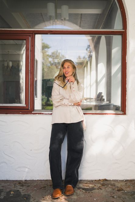 Hovedbilde Anne Silk Shirt Beige 