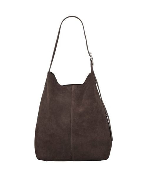 Hovedbilde Suede Mae Buckle Bag Chocolate Torte 