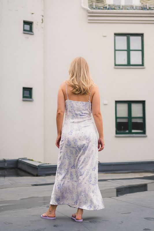 Eila Print Dress Lilac Mix