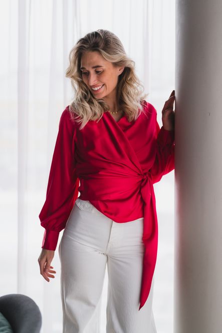 Hovedbilde Ines Blouse Raspberry Pink 