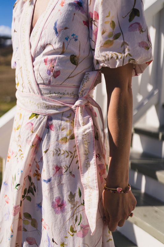 Clarine Flower Dress Offwhite 