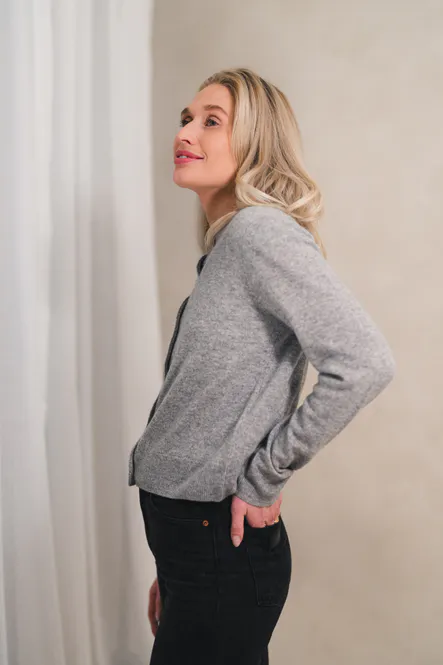 Hovedbilde Saboston Cardigan 6304 Grey Melange 