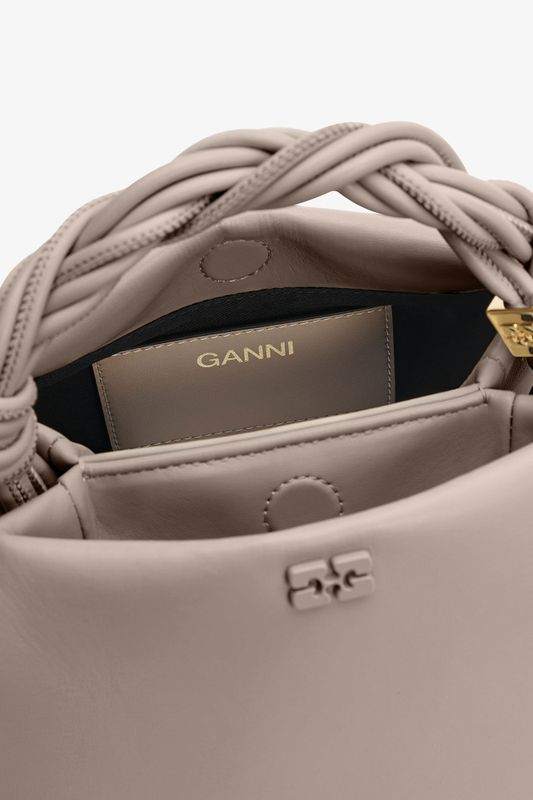 Ganni Bou Bag Small Oyster Gray  