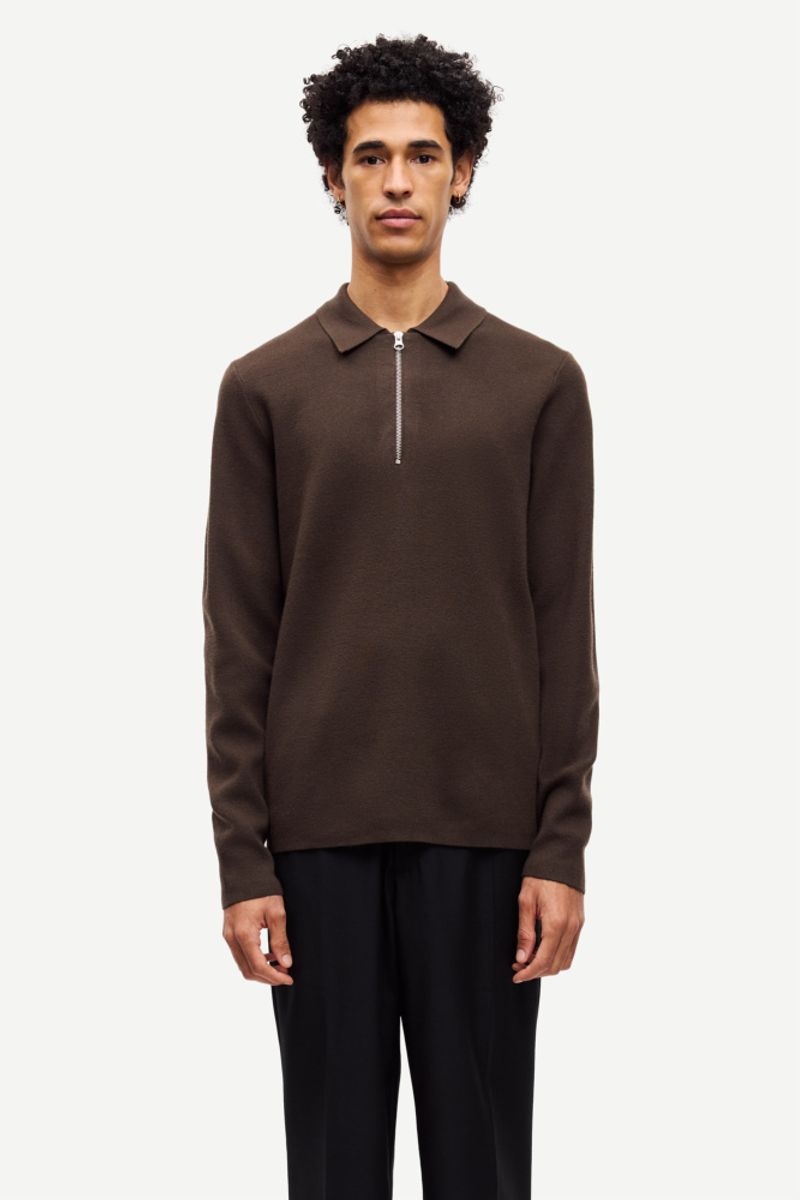 Guna Half Zip 10490 Turkish Coffee 