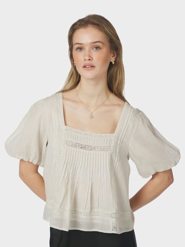 Tukana S Voile Blouse Ivory 