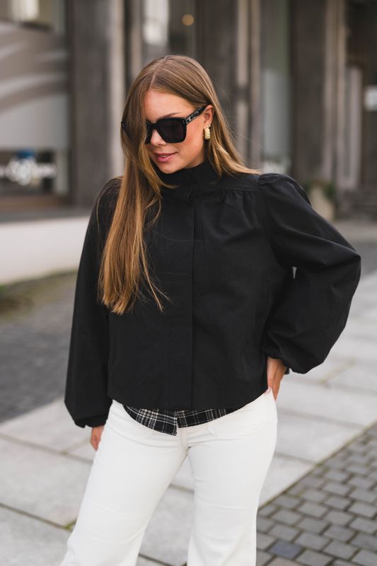 Tirsa Twill Jacket Black 