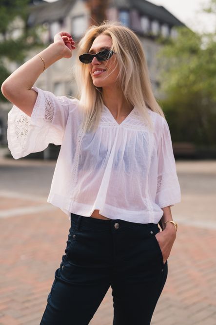 Hovedbilde Siama S Voile Blouse White 