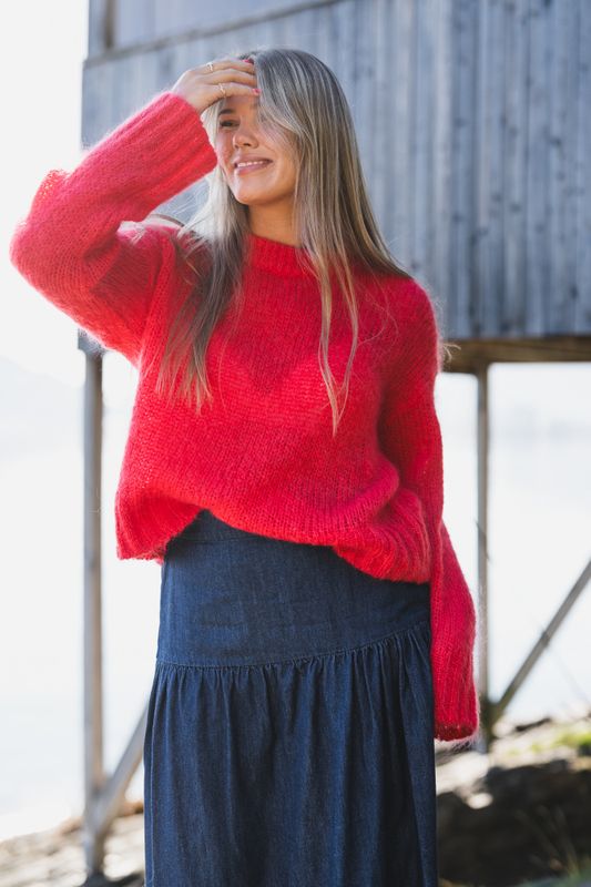 Sille Pullover Poppy Red 