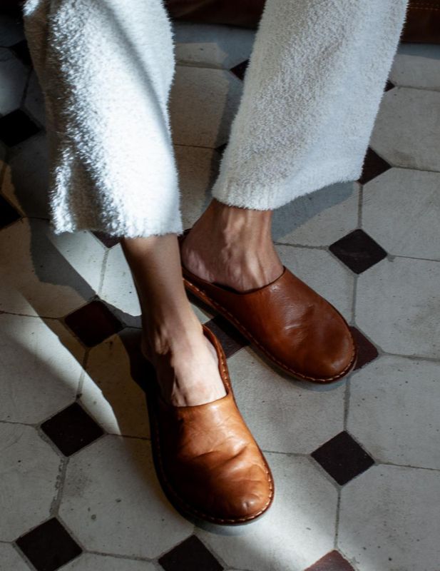 Roma Leather Cognac Brown 