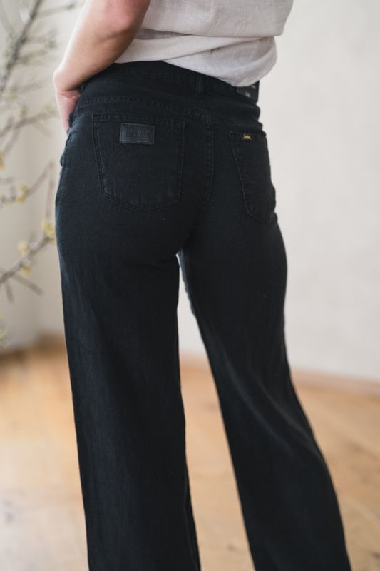 Culotte Linen Colour Black 