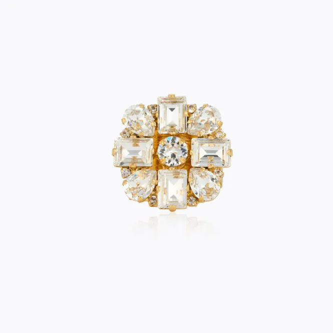 Hovedbilde Diora Statement Ring Gold Crystal 