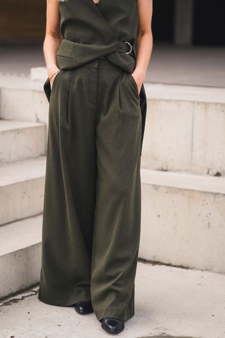 Hovedbilde Cabrie HW Pants Forest Melange 