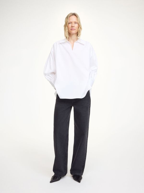 Leonora Organic Cotton Blouse Pure White 