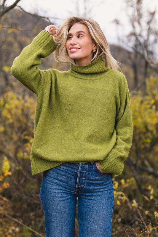 Vitow Pullover Matcha Melange 