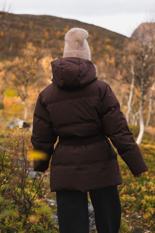 Besseggen Light Down Jacket Dark Brown 