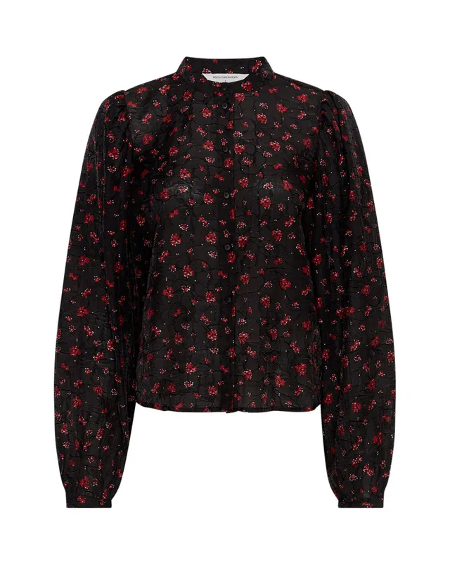 Nancy Shirt Aop Syrah Flower