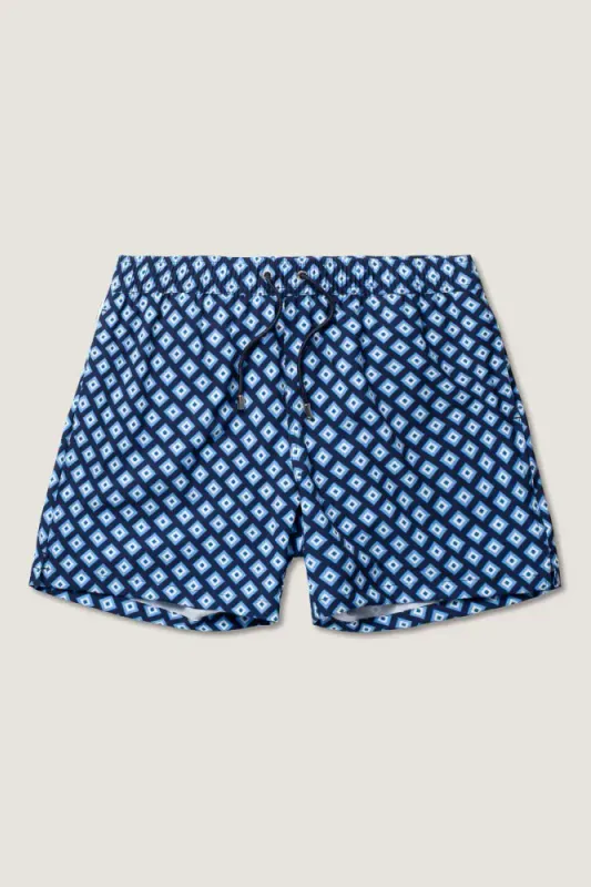 Classic Squares Navy 
