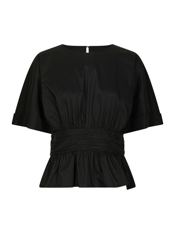 Annegret Poplin Blouse Black 