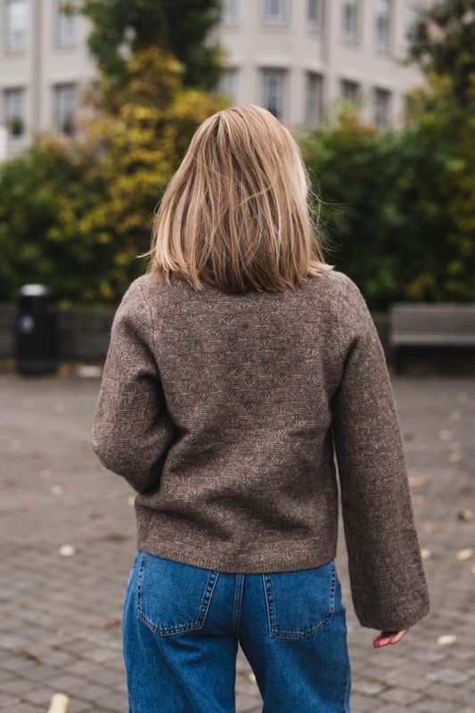 Jackie Polo Sweater Taupe 