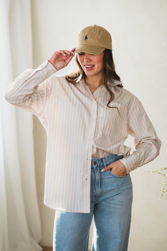 Carlotta Shirt Orange/Grey 