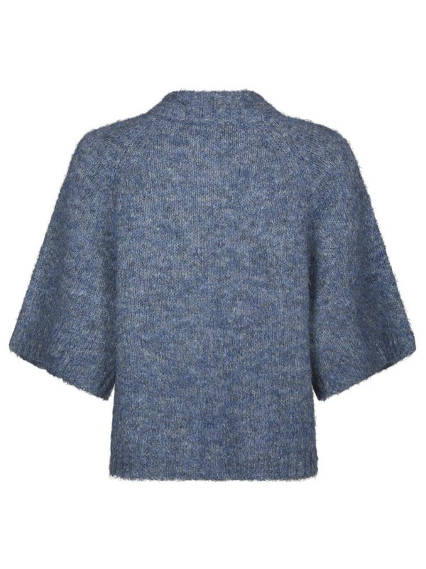 Benuta Fluffy Knit Cardigan Smoke Blue 
