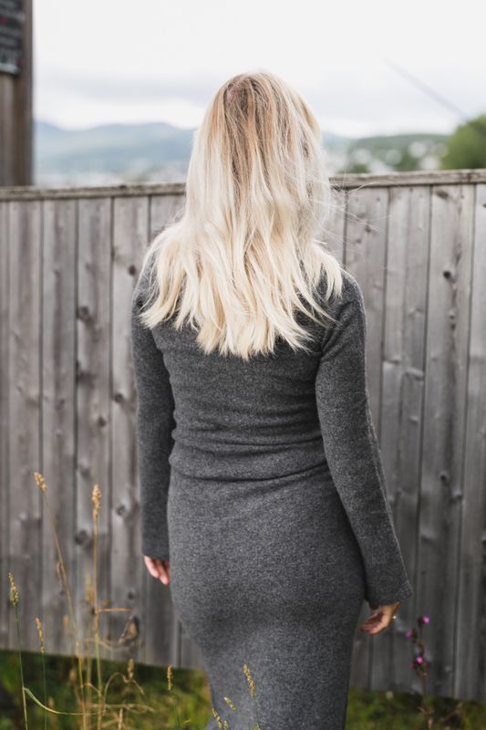 Joyce Knit Dark Grey Melange 