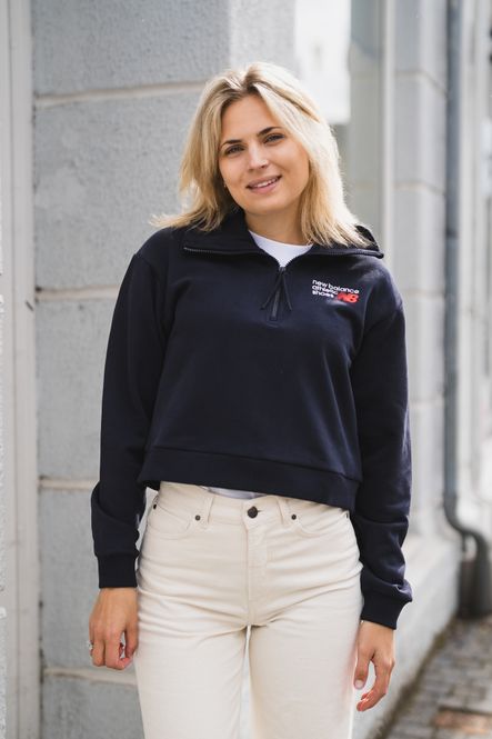 Hovedbilde Athletics Premium Logo Half Zip Dark Night 
