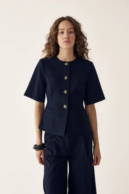 Kasaundra Blazer Navy 