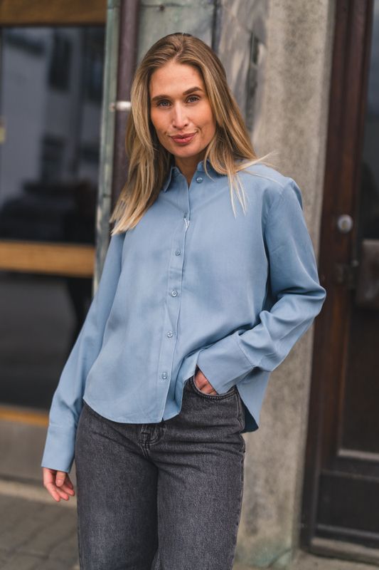 Samina LS Shirt 14028 Windward Blue 