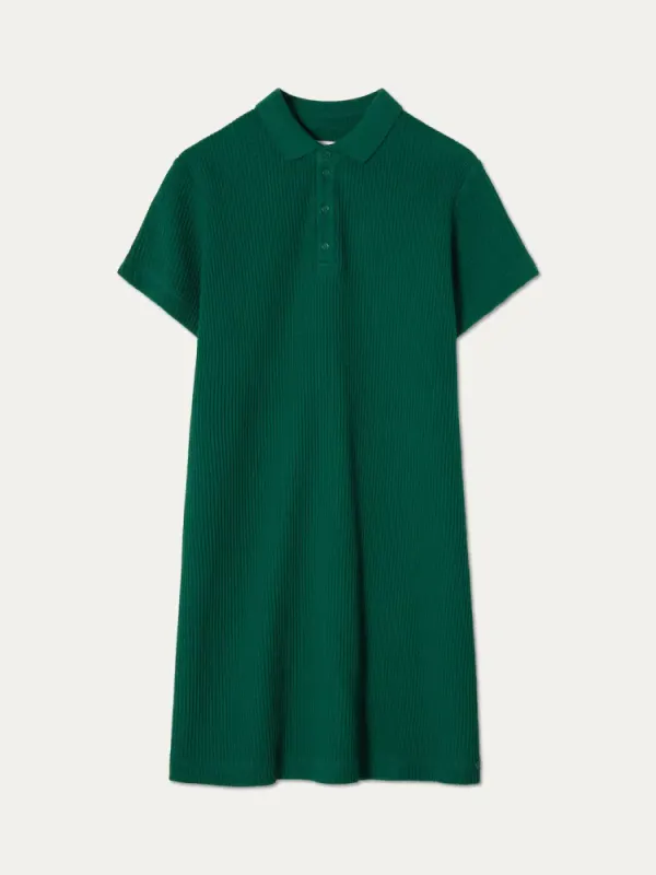 Waffle Dress Green 