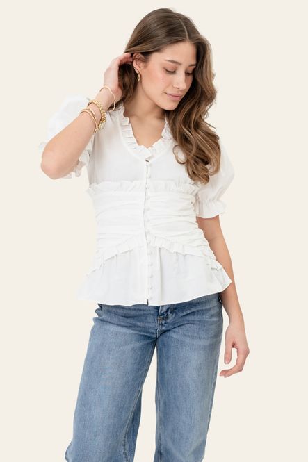 Hovedbilde Arielic Blouse White 