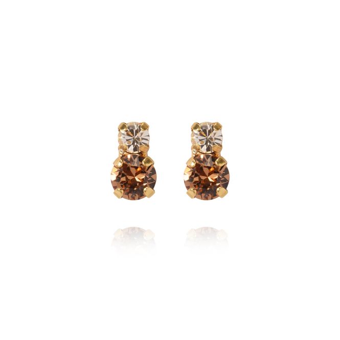 Hovedbilde Leah Earrings Gold Topaz Combo 