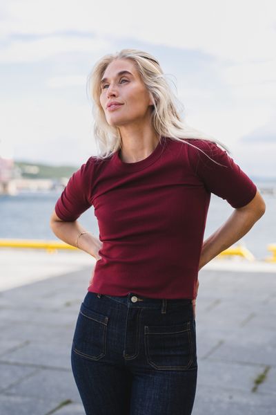 Hovedbilde Dagna T-Shirt Cabernet 