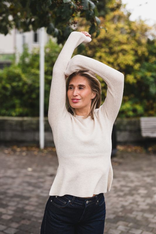Carina Pullover Oatmeal Melange 
