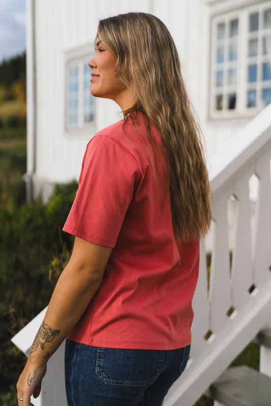 Melea Icon Tee F Rose/Lantana 