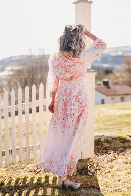Stellar Blooming Dress Misty Rose 