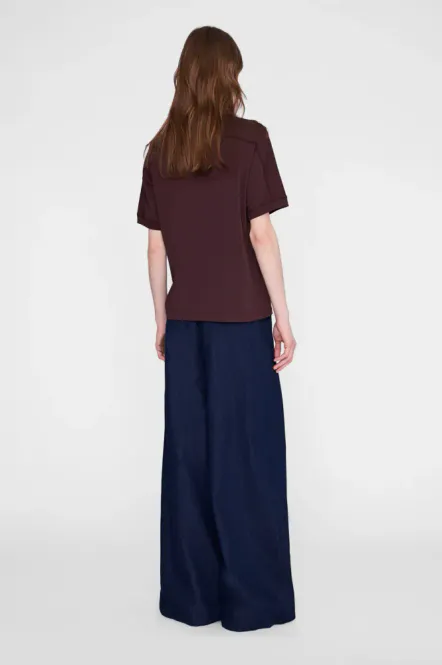 Hovedbilde Jaylin Tee Collegiate Fig Burgundy 