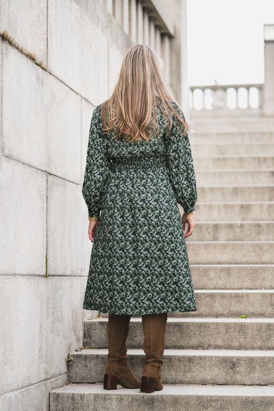 Astrid Midi Dress Eden Flower 