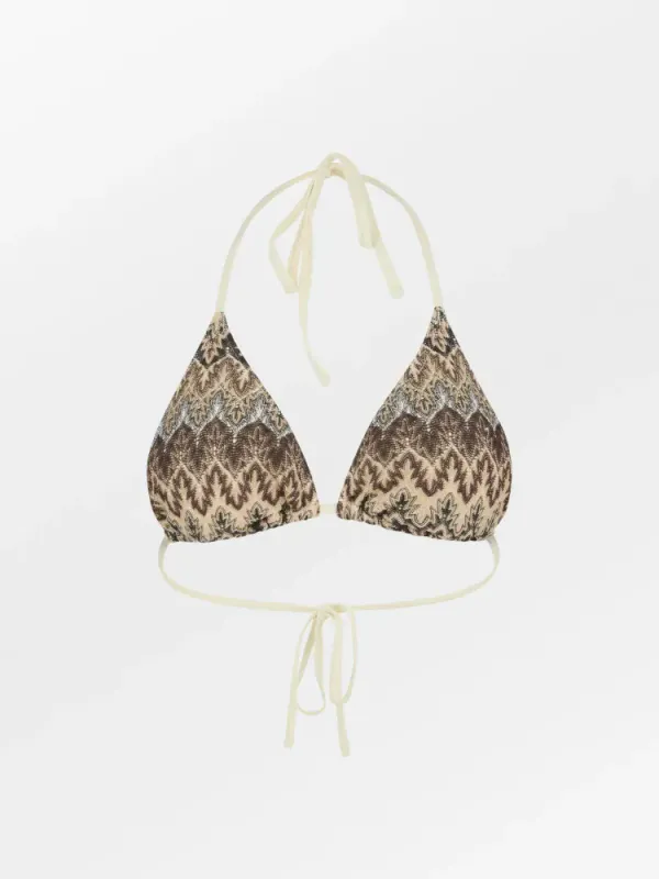 Amber Bel Bikini Top Mocha Brown 